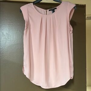 Women's Pink Sleeveless Top